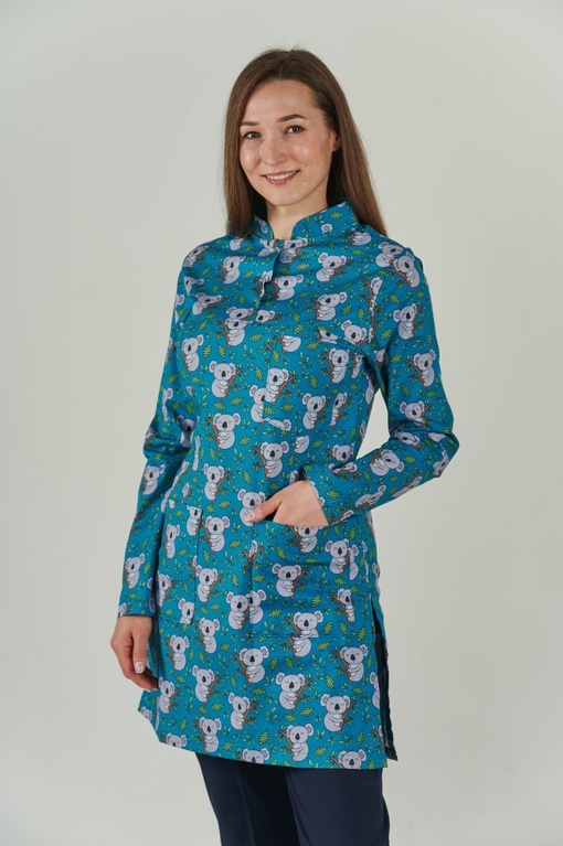 Блуза Lycra длин/рукав Коала Принт  (Print) L